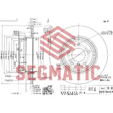 Тормозной диск SEGMATIC SBD30093165