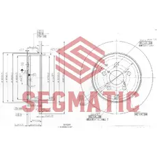 Тормозной диск SEGMATIC SBD30093169