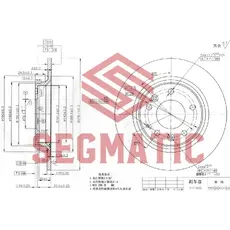 Тормозной диск SEGMATIC SBD30093170