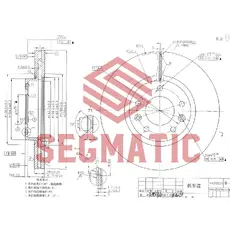 Тормозной диск SEGMATIC SBD30093181