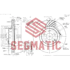 Тормозной диск SEGMATIC SBD30093198