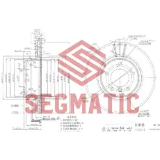 Тормозной диск SEGMATIC SBD30093199