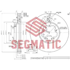 Тормозной диск SEGMATIC SBD30093202