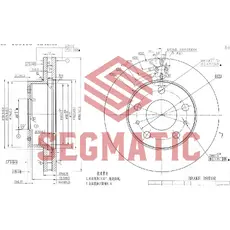 Тормозной диск SEGMATIC SBD30093211