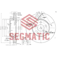 Тормозной диск SEGMATIC SBD30093215