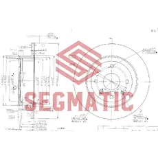 Тормозной диск SEGMATIC SBD30093224
