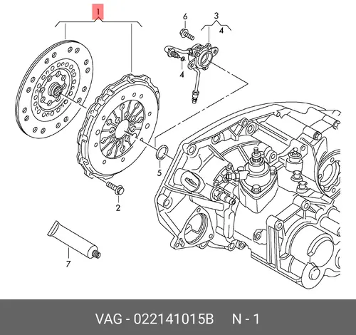 комплект сцепления Ford 022141015B VAG
