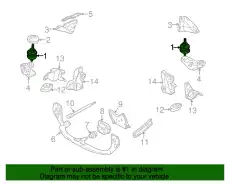 Подушка крепления двигателя VAG 8D0 199 382 AN