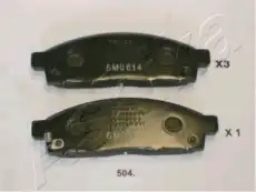 Тормозные колодки дисковые ASHIKA 50-05-504