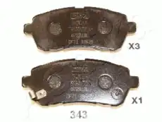 Тормозные колодки дисковые ASHIKA 50-03-343