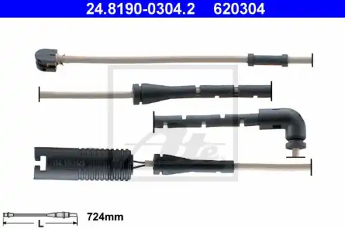 Датчик тормозных колодок ATE 24.8190-0304.2