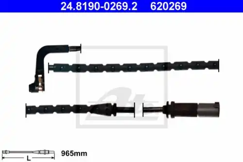 Датчик тормозных колодок ATE 24.8190-0269.2