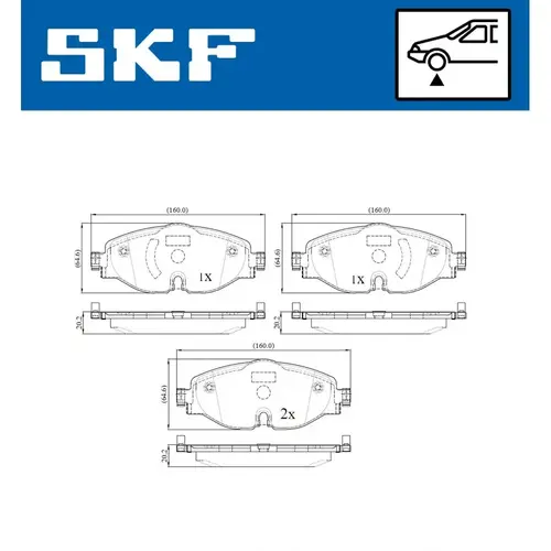 Подшипник 80104 (6004 2Z) SKF