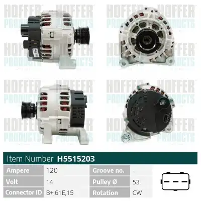 Генератор HOFFER H5515203