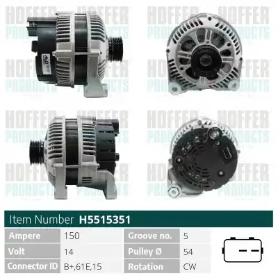 Генератор HOFFER H5515351
