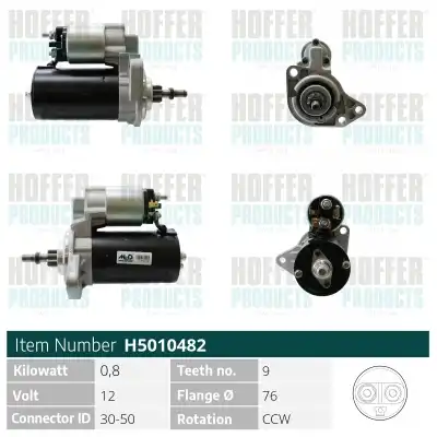 Стартер HOFFER H5010482