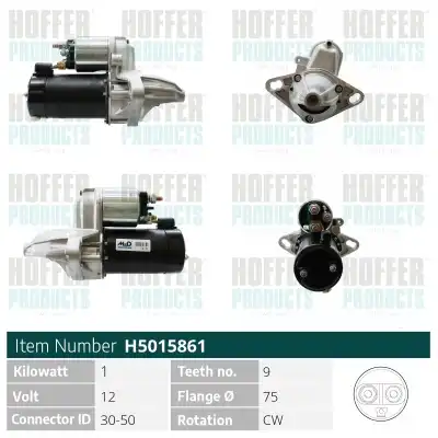 Стартер HOFFER H5015861