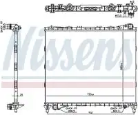 Радиатор кондиционера (конденсатор) NISSENS 606799