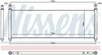 Радиатор кондиционера (конденсатор) NISSENS 606907
