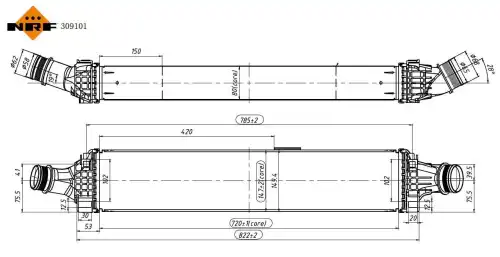 Интеркулер NRF 309101
