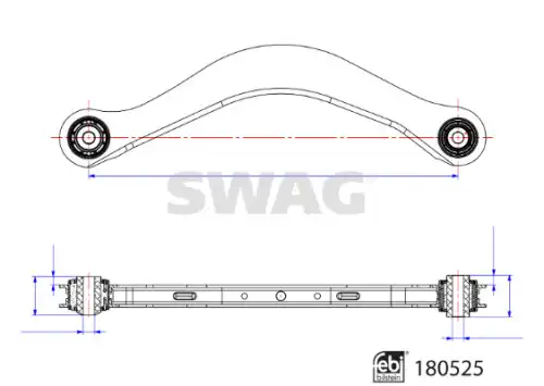Рычаг подвески SWAG 33 10 7733