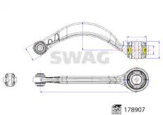 Рычаг подвески SWAG 33 10 7864