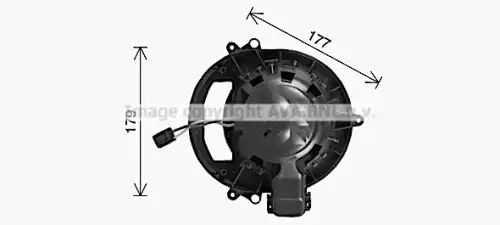 Вентилятор отопителя AVA BW8611