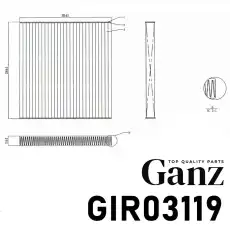 Салонный фильтр GANZ GIR03119
