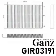Салонный фильтр GANZ GIR03191