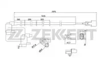 Датчик ABS ZEKKERT SE-6155