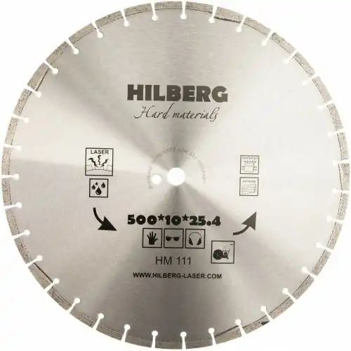 Диск алмазный Hilberg Hard Materials Laser 500x25,4мм HM111