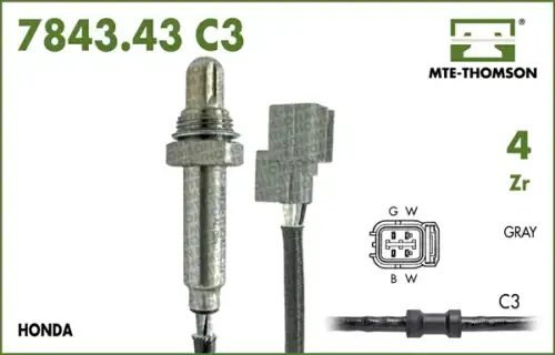 Лямбда-зонд ! \HONDA, STANDARD 7843.43.046C3 MTE-THOMSON