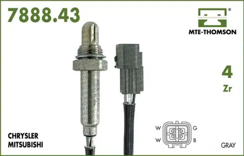 Лямбда-зонд ! \MITSUBISHI 7888.43.057 MTE-THOMSON