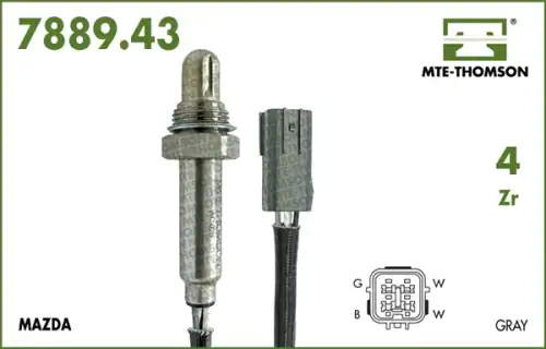 Лямбда-зонд ! \MAZDA, STANDARD 7889.43.046 MTE-THOMSON