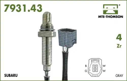 Лямбда-зонд ! \MAZDA 7931.43.072 MTE-THOMSON