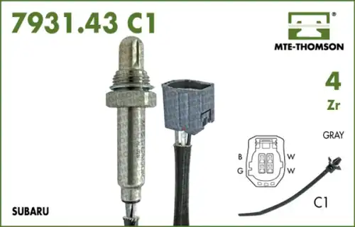 Лямбда-зонд ! \MAZDA 7931.43.080C1 MTE-THOMSON