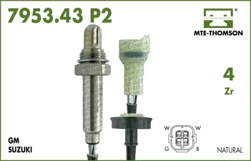 Лямбда-зонд ! \SUZUKI 7953.43.057P2 MTE-THOMSON