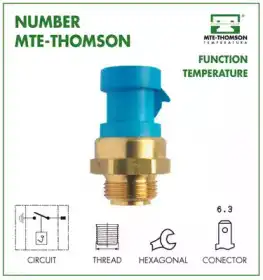 Термовыключатель, вентилятор радиатора ! \VAG 906 MTE-THOMSON