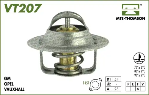 Термостат системы охлаждения MTE-THOMSON VT207.73