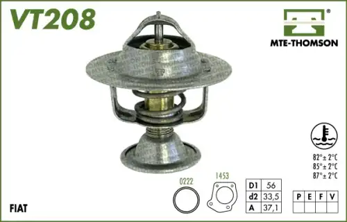 Термостат системы охлаждения MTE-THOMSON VT208.82