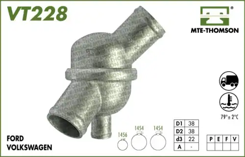 Термостат системы охлаждения MTE-THOMSON VT228.79