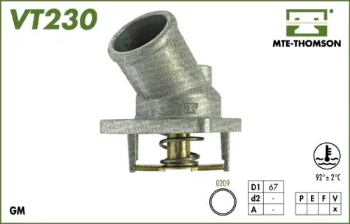 Термостат системы охлаждения MTE-THOMSON VT230.92