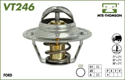 Термостат системы охлаждения MTE-THOMSON VT246.82