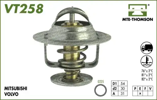 Термостат системы охлаждения MTE-THOMSON VT258.65