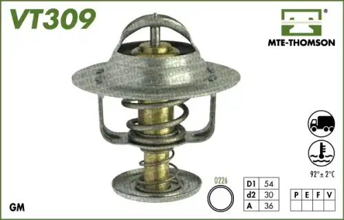 Термостат системы охлаждения MTE-THOMSON VT309.92