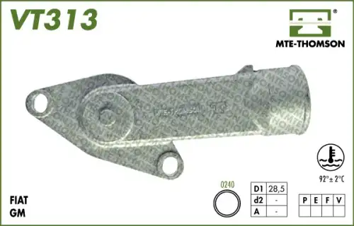Термостат системы охлаждения MTE-THOMSON VT313.92