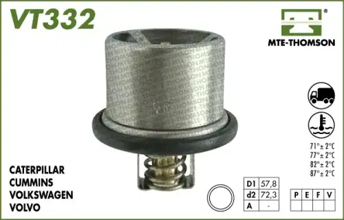 Термостат системы охлаждения MTE-THOMSON VT332.88