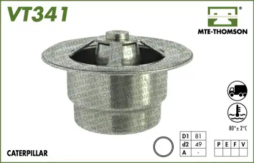 Термостат системы охлаждения MTE-THOMSON VT341.80