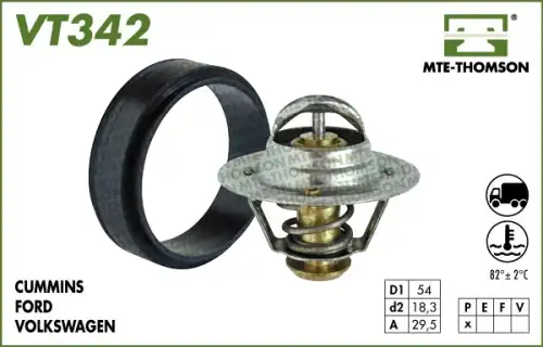 Термостат системы охлаждения MTE-THOMSON VT342.82