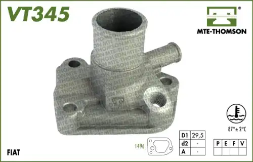 Термостат системы охлаждения MTE-THOMSON VT345.87